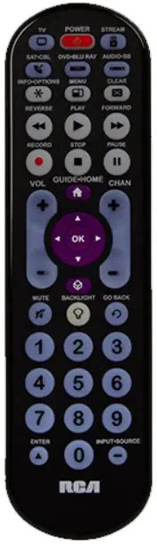 RCA RCRBB05BHZ Universal Remote Control Manual and Code .